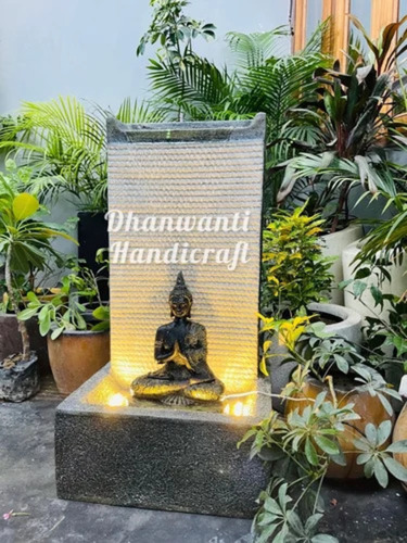 Namaste Slate Buddha Fountain - Color: All