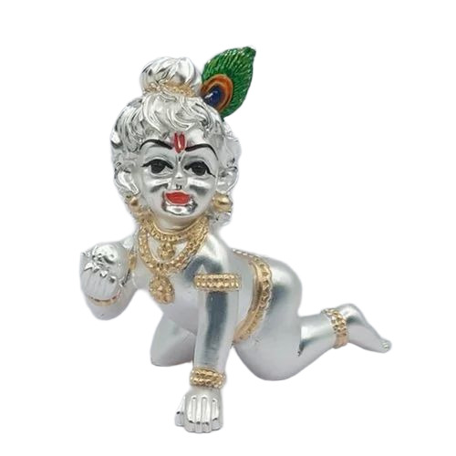 Silver Bal Gopal Statue