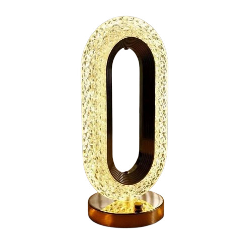 White Diamond Crystal Table Lamp