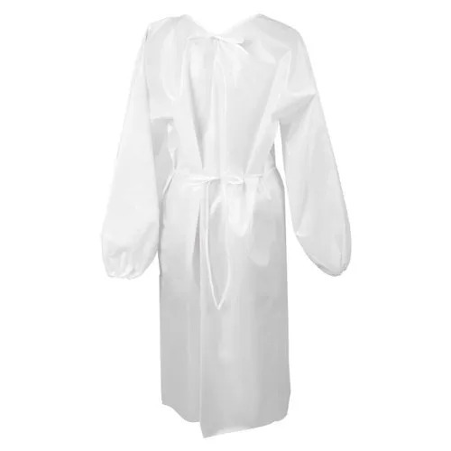 White Non Woven Patient Gown