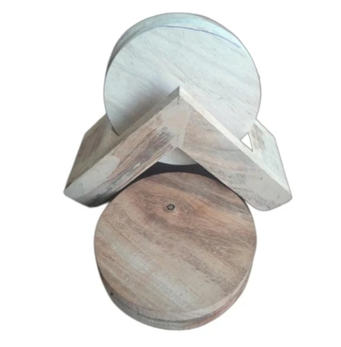 Wooden Tea Coaster Set