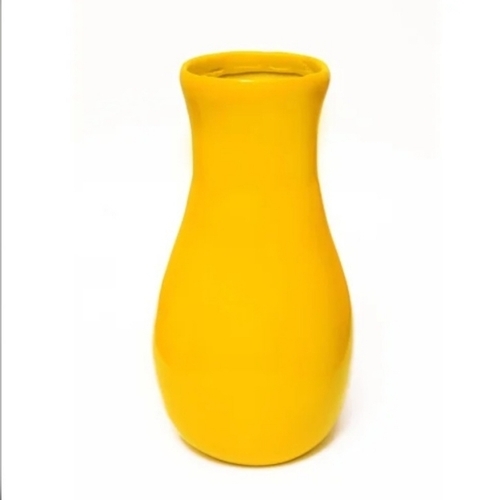 Yellow Decorative Resin Vase
