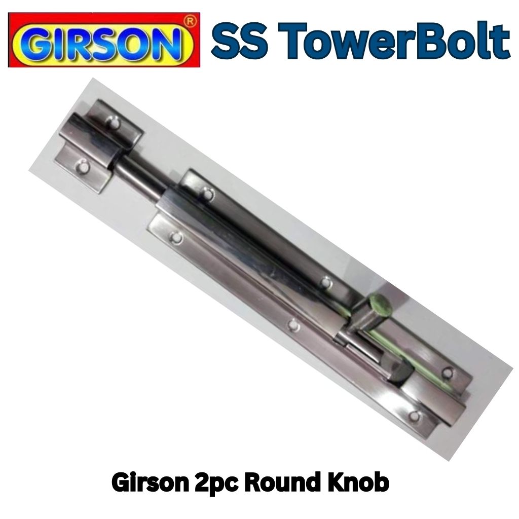Girson 2pc Round T Bolt