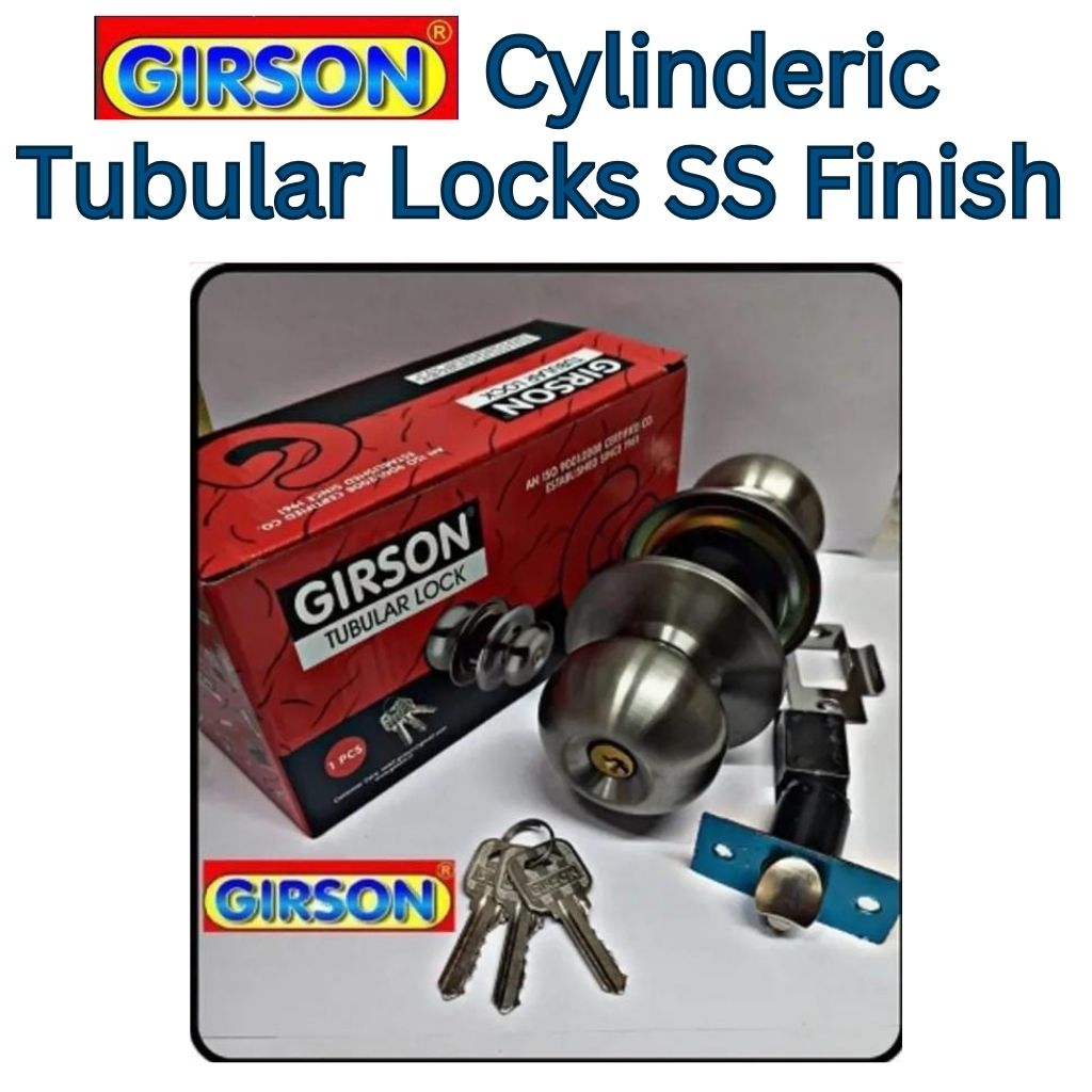Girson Cylinderic Tubular Locks Ss Finish