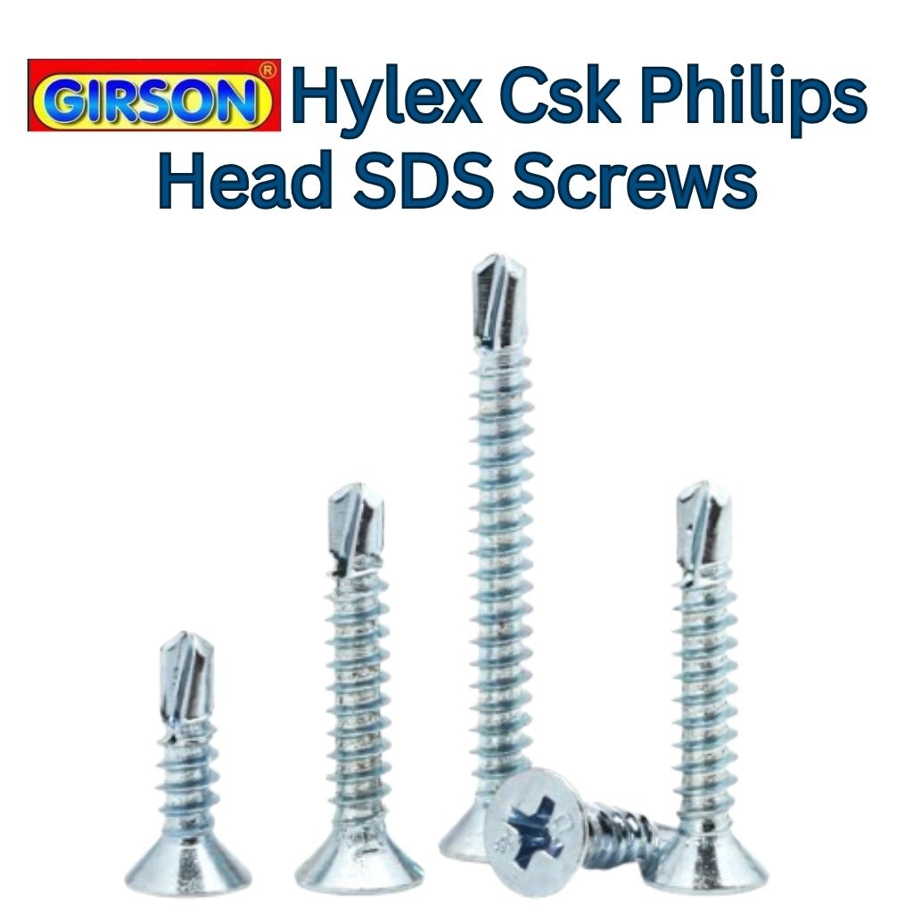 Girson Hylex Csk Philips Head SDS Screws