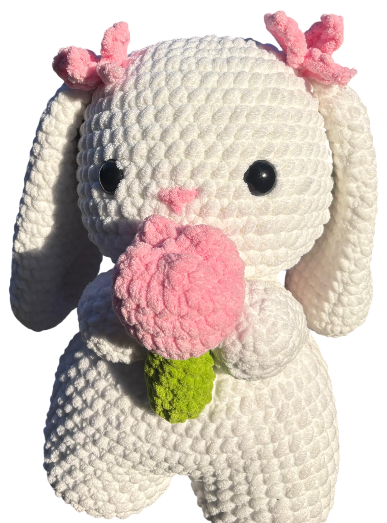 Handmade Crochet Bunny Toy - Age Group: Any