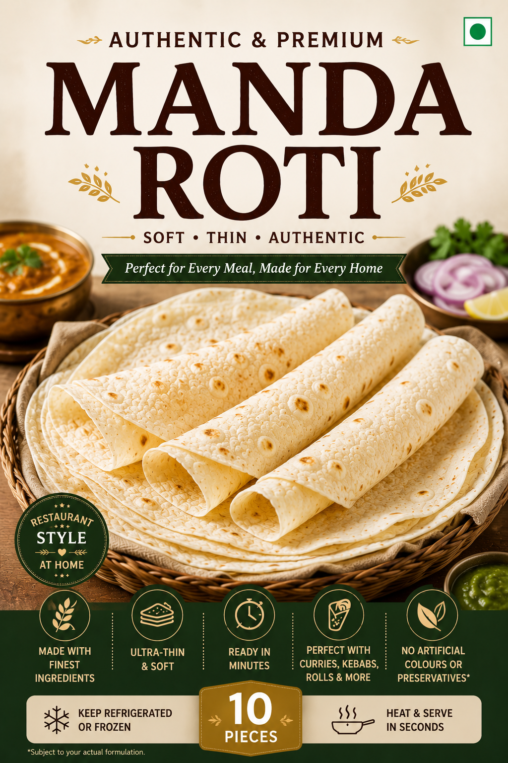 Manda Roti - Application: Home And Resturant