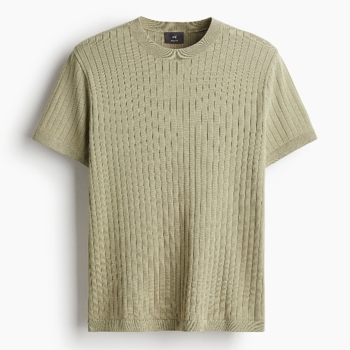 Mens Knitted T Shirt