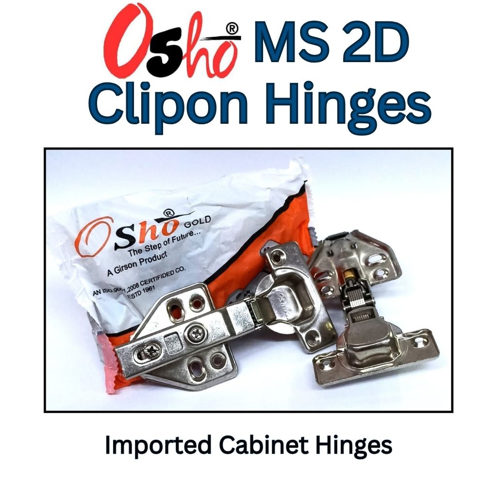 Osho MS 2D Clipon Hinges Crank 180g Soft-close Movement