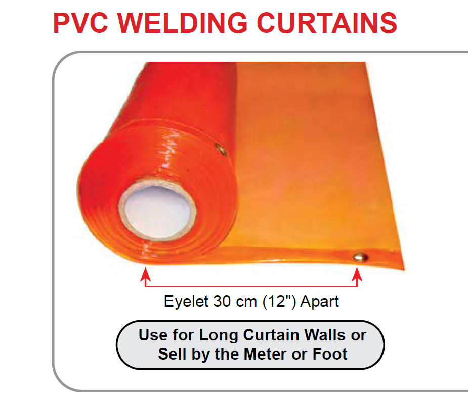 Pvc Welding Curtain - Color: Yellow