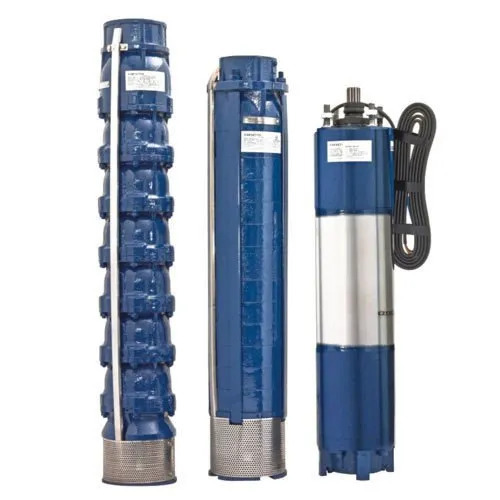 Blue Submersible Pump Set