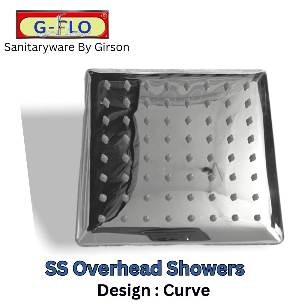 G-flo Curve Ss Overhead Shower