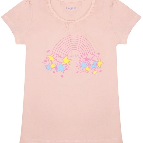 Comfortable Wear Girls Printed Half Sleeve T Shirt