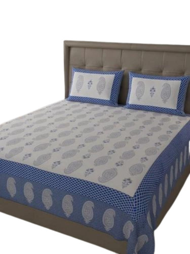 Cotton Multi Color Printed Bed Sheet