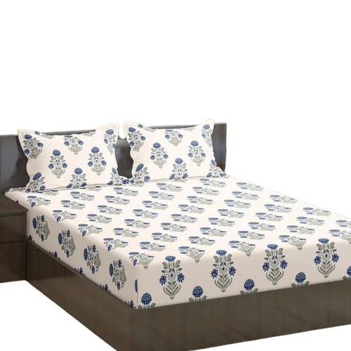 Designer Printed Double Bedsheet