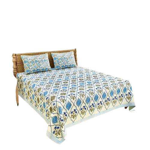 Hand Block Printed Bedsheet