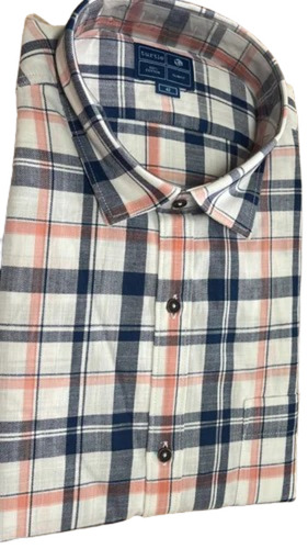 Men Casual Check Shirt