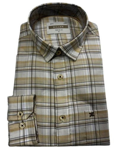 Men Check Shirt