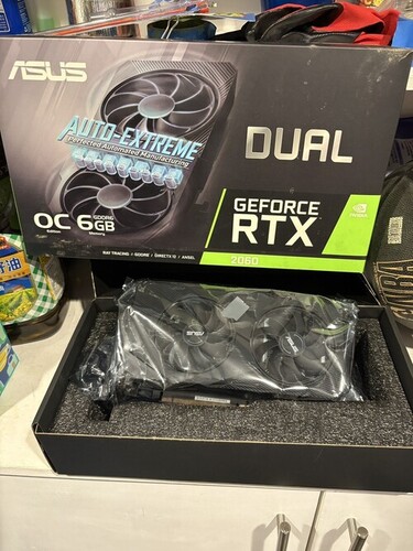 Nvidia RTX 2060 ASUS DUAL-RTX 2060-6G-EVO Graphics Card