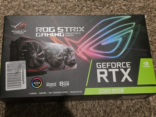 ROG Strix ASUS 8GIG RTX2060S-A8G-EVO-GAMING GeForce RTX 2060 SUPER Graphic Card