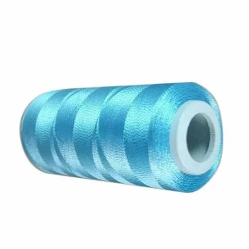 Sky Blue Polyester Sewing Garment Thread