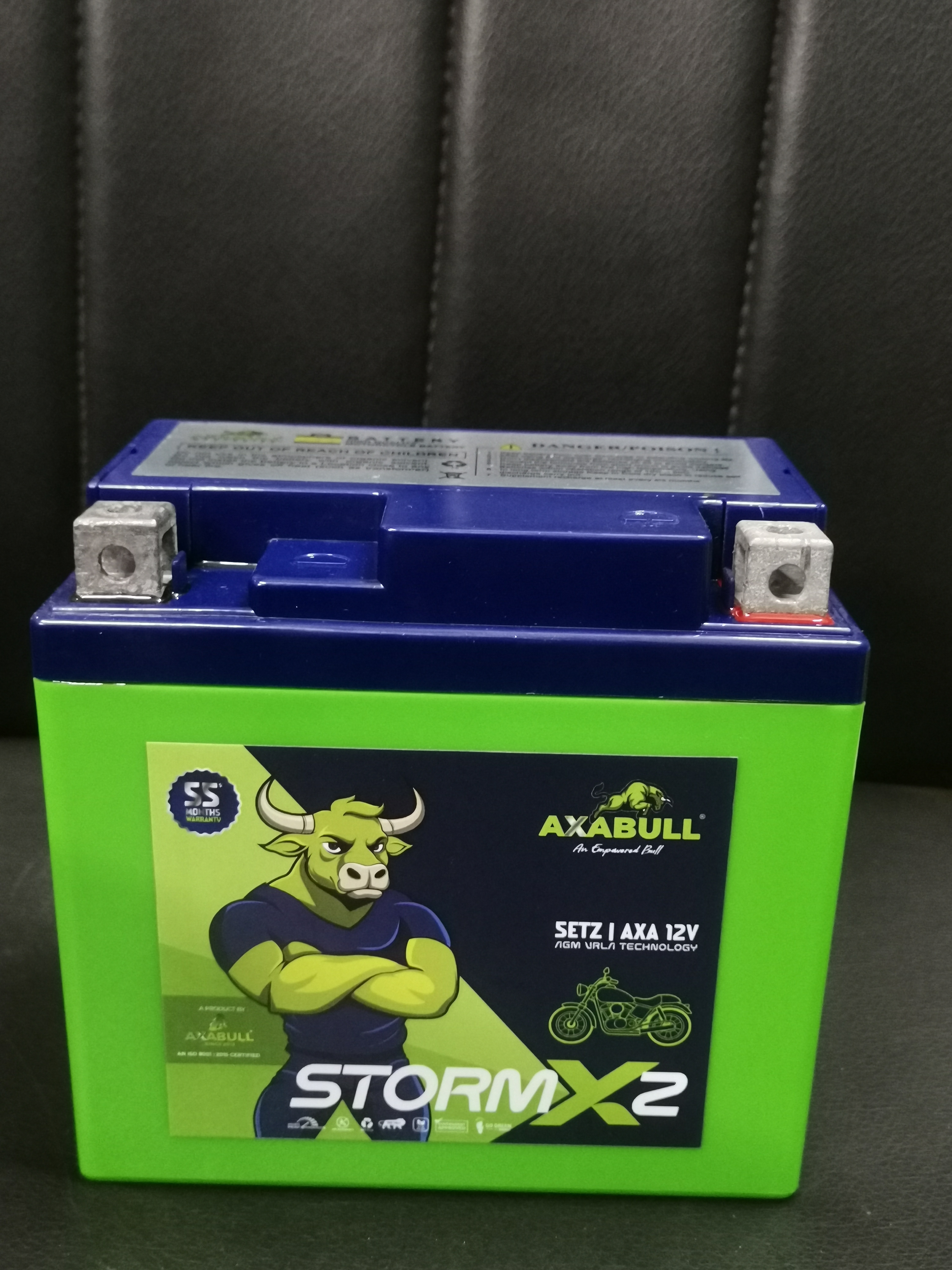 Axabull 5Z Battery 30M+24M Guarantee Agm Vrla Smf Battery - Battery Capacity: Z Ampere-Hour (Ah)
