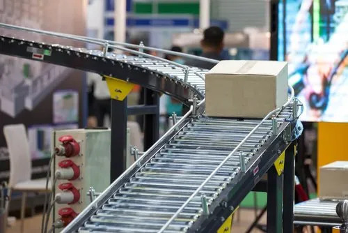 Blue Color Gravity Roller Conveyors
