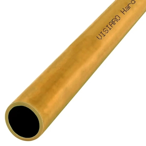 Hard Brass Tube - Color: Golden