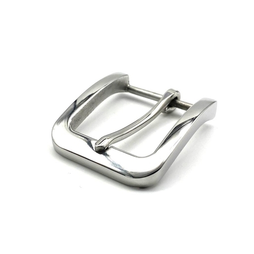 Metal Belt Buckle - Color: Silver