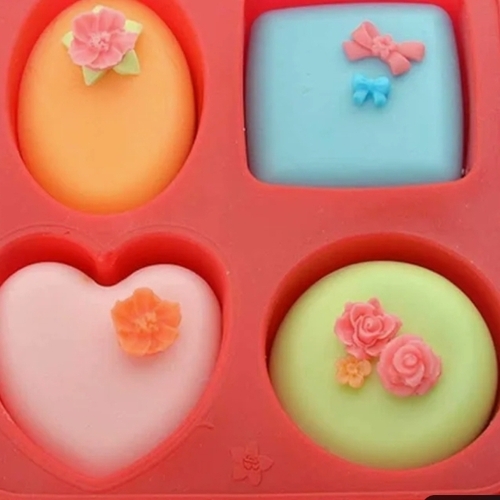 Silicone Mold For Handmade Soap - Color: Comes In Various Colors
