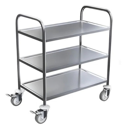 Three Shelves Stainless Steel Service Trolley
