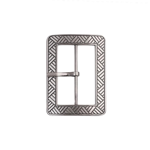 Zinc Alloy Belt Buckle - Color: Silver