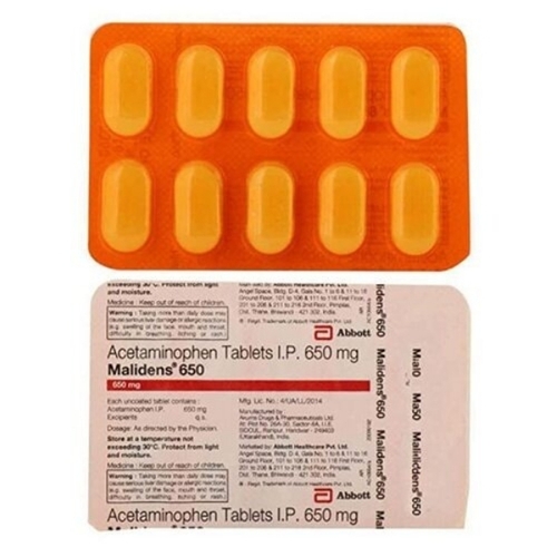 Acetaminophen Tablets Ip 650mg