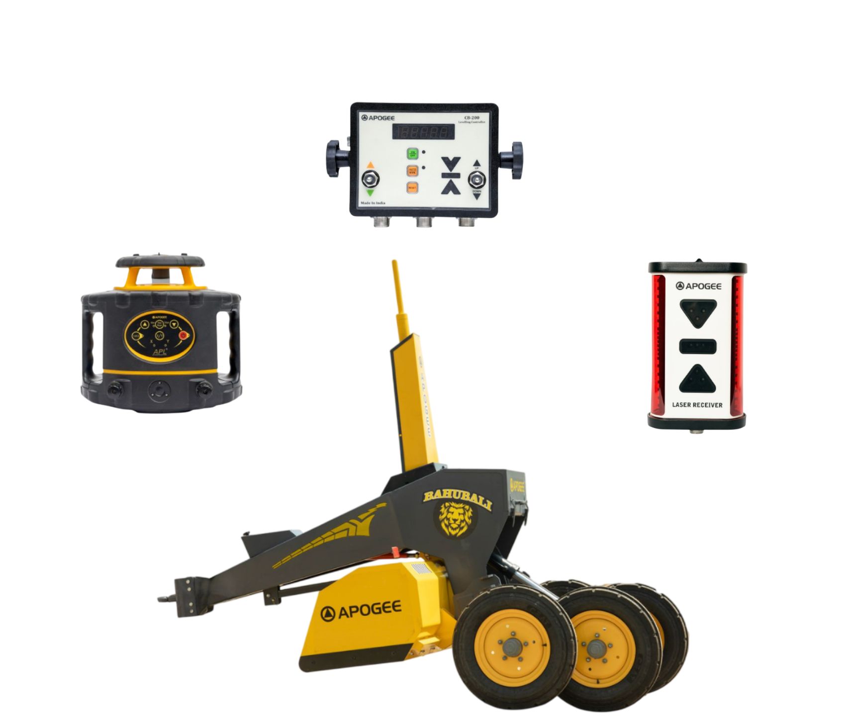 Apogee Bahubali Zero Level Laser Land Leveller - Capacity: 2-3 Kg/hr