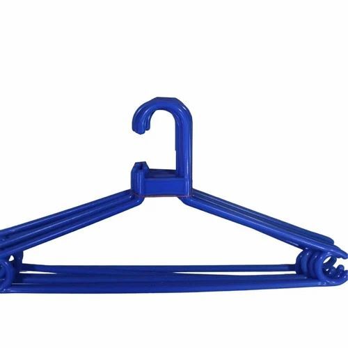 Blue Color Plastic Cloth Hanger