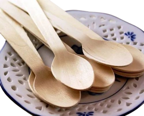 Plain Disposable Wooden Spoon