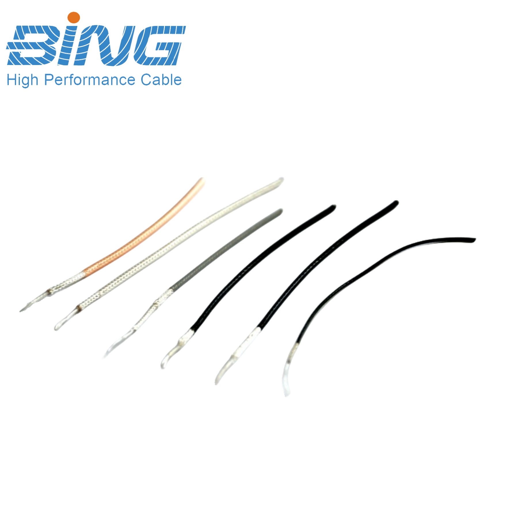 Rf1.13 Miniature Coax Cable 50 Ohm Fep Insulation For Communication Systems - Application: Construction