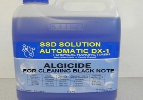 SSD SOLUTION AUTOMATIC DX-1 ALGICIDE FOR CLEANING BLACK NOTE...$310 5 liter At Wholesales Rate