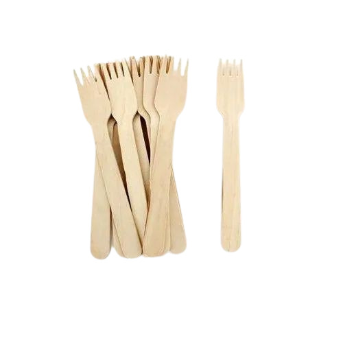 140mm Wooden Disposable Fork