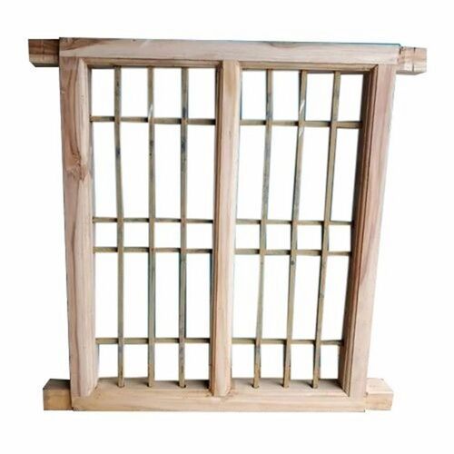 40mm Sagwan Wood खिड़की फ्रेम