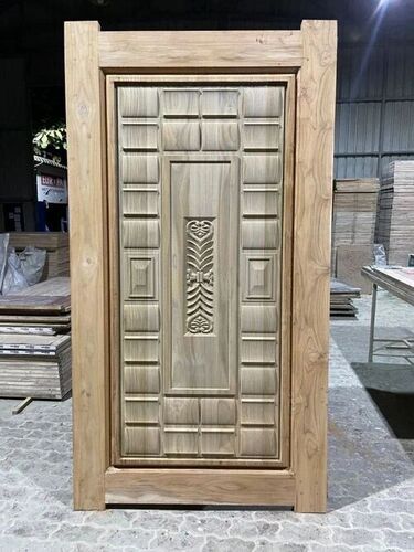 7 Feet Indian Teak Wood Door