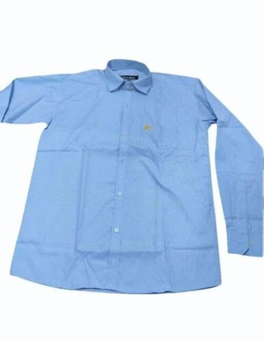 Cotton Sky Blue Medium Corporate Shirt
