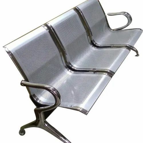 Ss Three Seater Waiting Chair