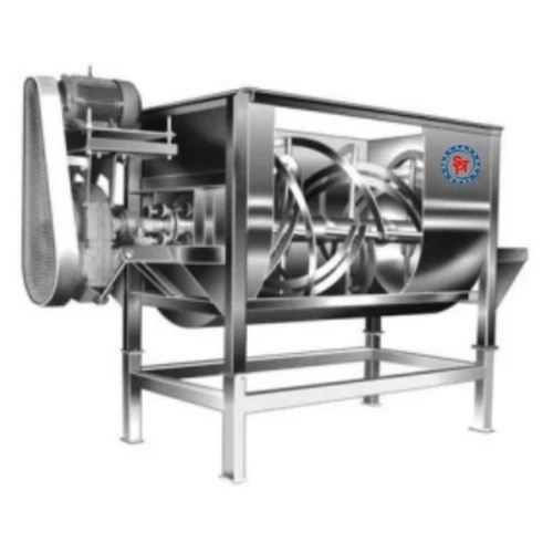 Steel ribbon blender mixer