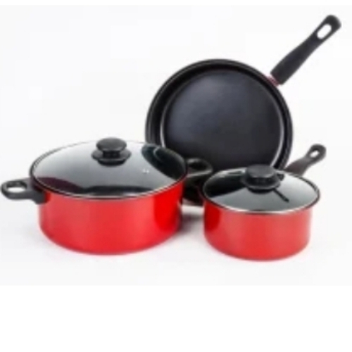 Cast Iron Enamel Coated Cookware Set