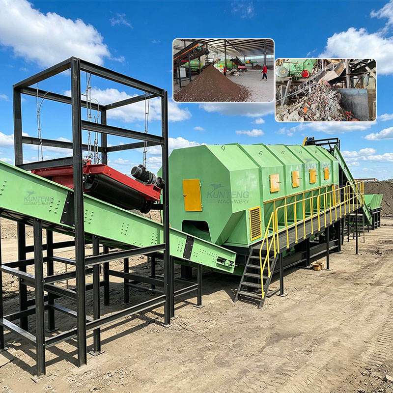 Landfill Stale Waste Sorting Plant Stale Waste Garbage Sorting Machine Municipal Solid Waste Recycling Separation System Epc - Bag Size: Large