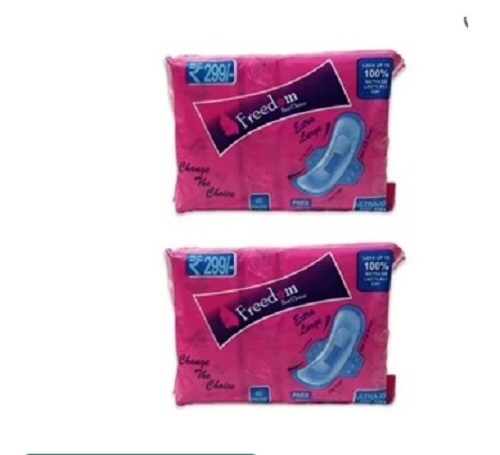Large White Cotton Sanitary Pad