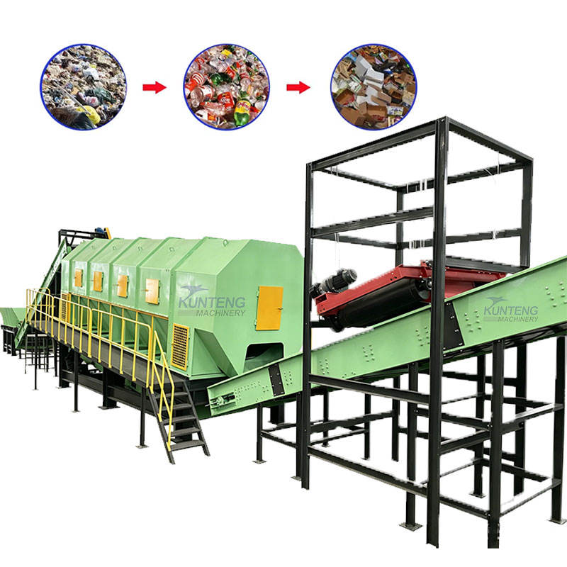 Municipal Waste Treatment Equipment Msw Household Waste To Energy Plant Construction Debris Sorting Production Line Epc - Color: Customized