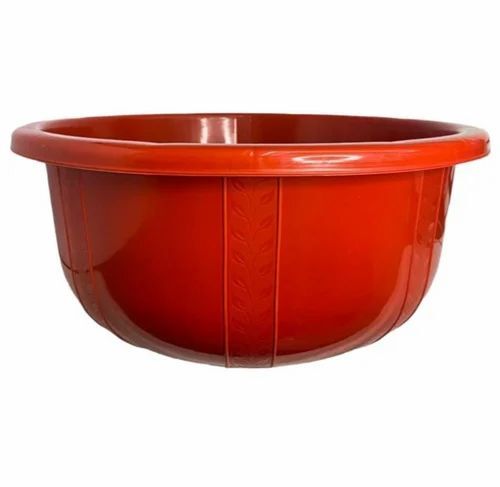 Red Color Plastic Bathtub