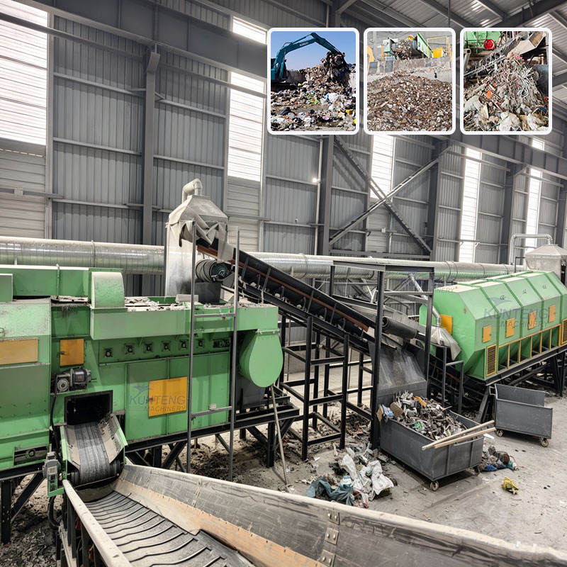 Taiwan Household Garbage Waste Sorter Trash Sorting Machine Municipal Solid Waste Sorting Station Epc - Bag Size: Large